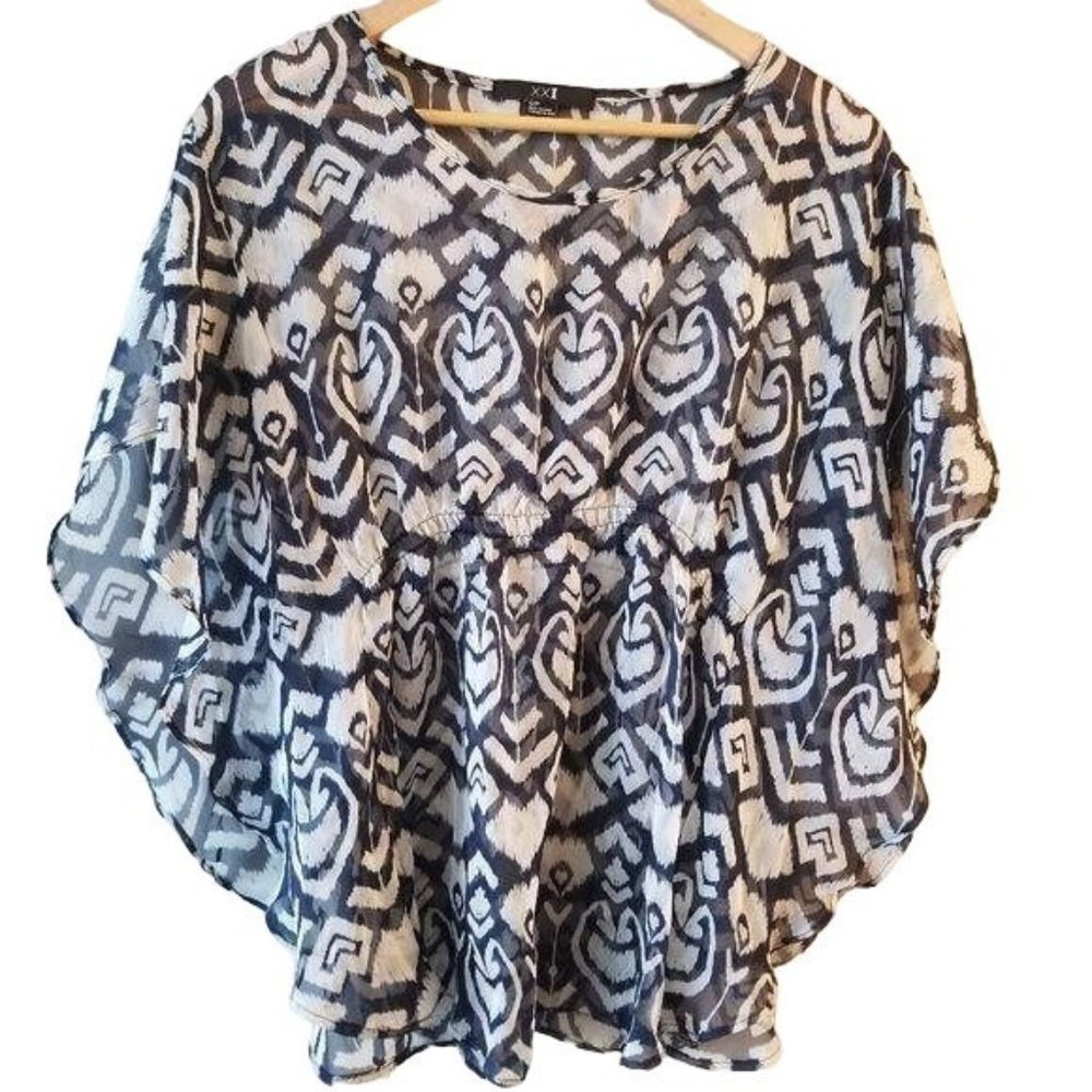 FOREVER 21 | Angelic Blouse with Stunning Print